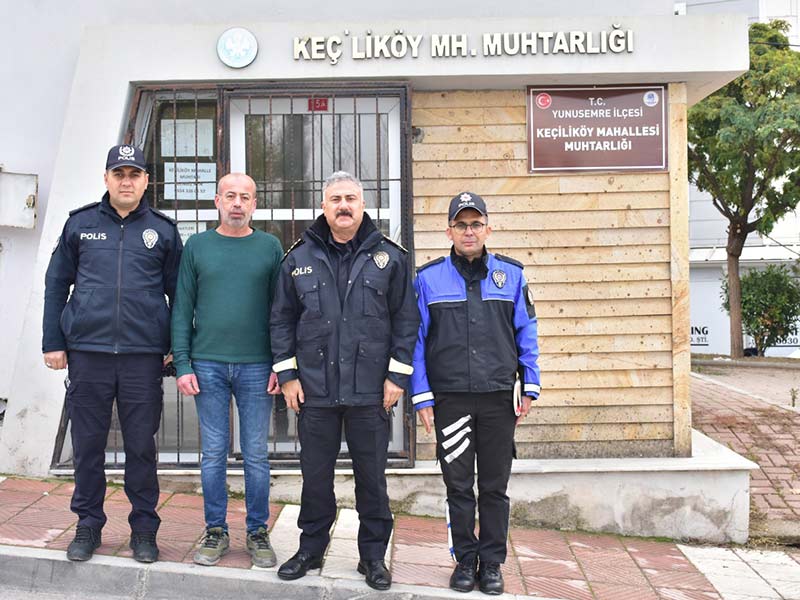 İl Emniyet Müdürümüz Sn.Fahri AKTAŞ, Keçiliköy Mahalle Muhtarı Sayın Cengiz AYIK'ı Ziyaret Etti