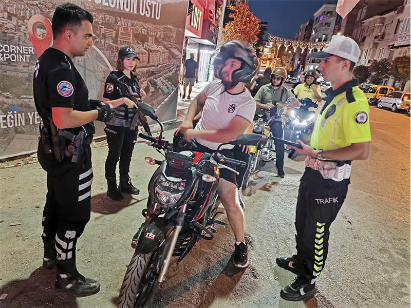🚔 2️⃣8️⃣ ekip ve 👮👮‍♂️4️⃣7️⃣ Personelimiz ile "Motosiklet ve Motorlu Bisiklet Denetimi" Gerçekleştirildi
